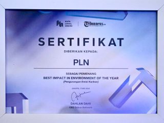 PLN Raih Penghargaan Best Impact in Environment of The Year