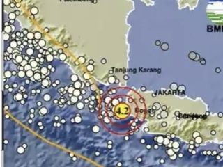 Gempa M 4,2 Guncang Sumur Banten