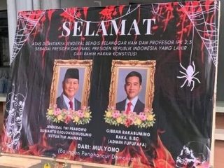 Kritik Pelantikan Prabowo Gibran Pakai Karangan Bunga, BEM FISIP Unair Dibekukan Dekanat