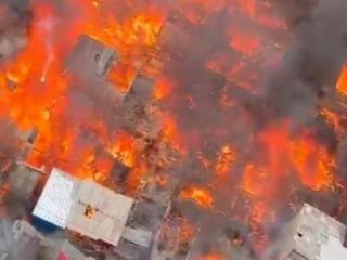 Permukiman Penduduk di Kemayoran Jakpus Terbakar, 21 Unit Mobil Damkar Diturunkan